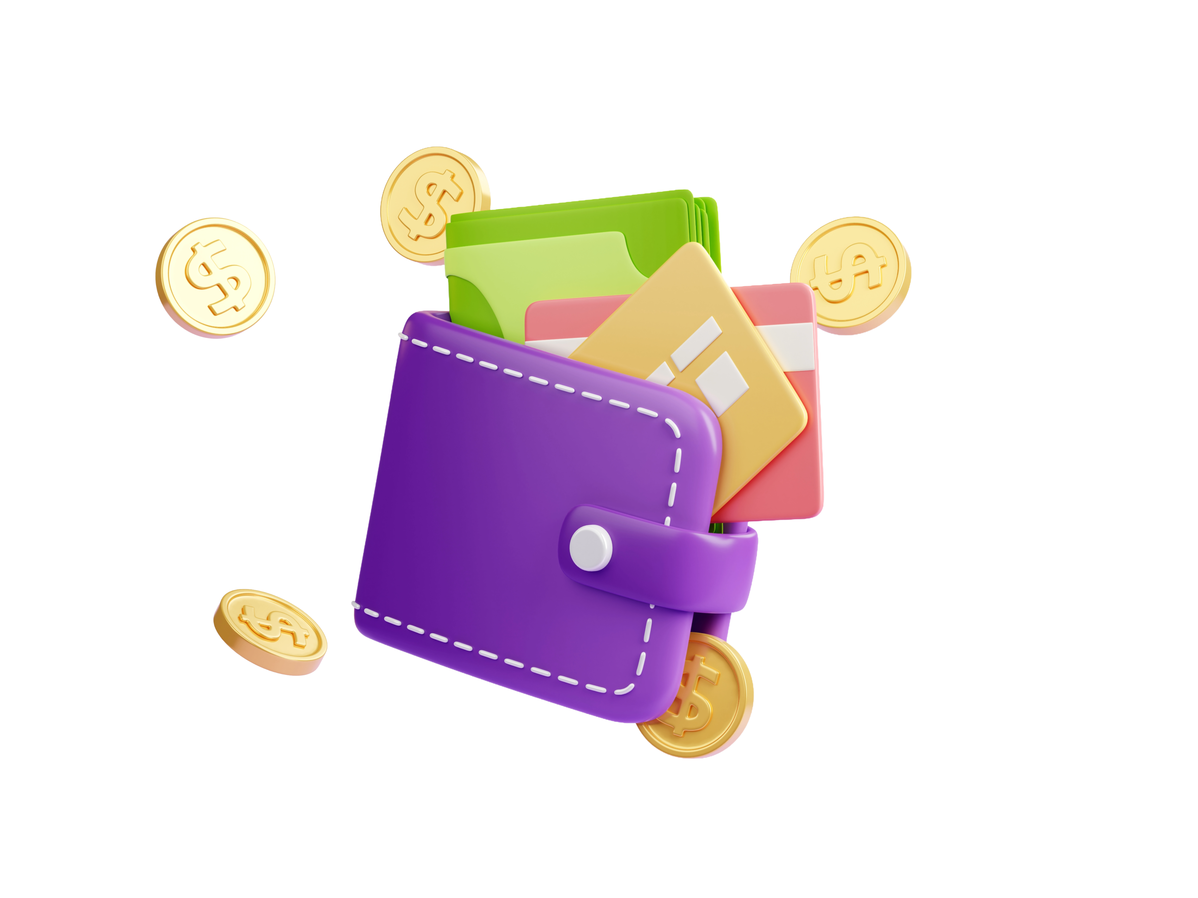 Earnings bag illustration